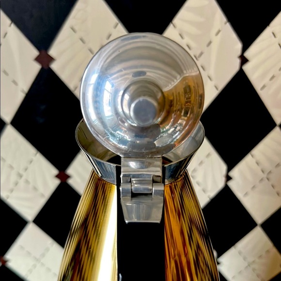 Vintage MCM Alfi Gold Finish Coffee Carafe – 1.2L Vacuum Seal - Picture 5 of 12